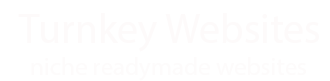 Turnkey Niche Website Blog Store
